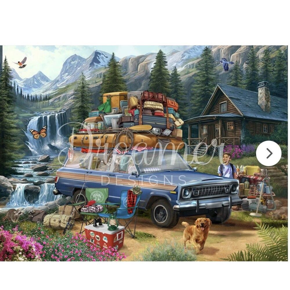 Dreamer Designs Diamond Art Painting Square Kit A Good Spot NEW Sealed